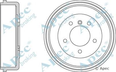 APEC BRAKING drm9703 -  Тормозной барабан